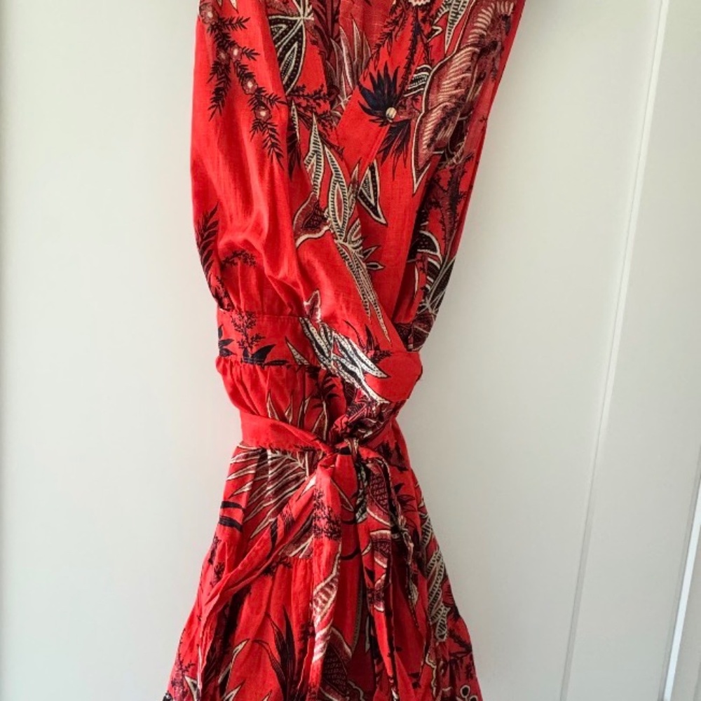 Banana Republic Floral Wrap Dress